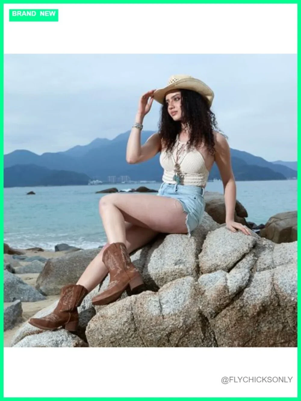 Faux Leather Ankle Cowgirl Booties with Chunky Heel